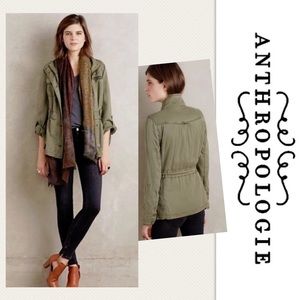 Anthropologie Marrakech women's utility military anorak jacket lightweight